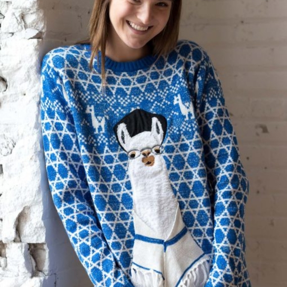 Jolly Sweaters | Sweaters | Happy Llamakkah Hanukkah Sweater Unisex Xl |  Poshmark